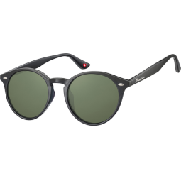 Lunettes de soleil Montana noir verre G15 vert