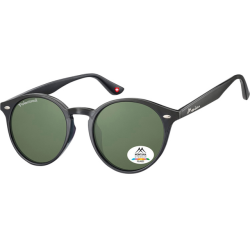 Lunettes de soleil Montana noir verre G15 vert polarisé