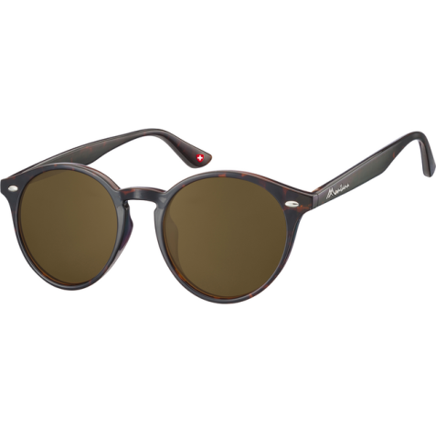 Lunettes de soleil Montana Turtle verre brun