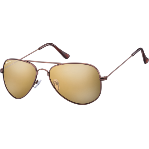 Lunettes de soleil Montana café Revo verre brun