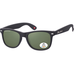 Lunettes de soleil Montana noir verre G15 vert polarisé