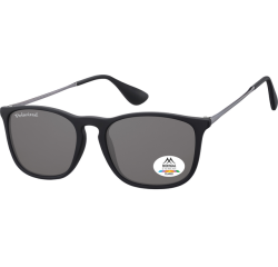 Lunettes de soleil Montana noir verre fumé polarisé