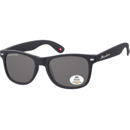 Lunettes de soleil Montana noir verre fumé polarisé