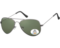 Lunettes de soleil Montana acier verre G15 vert polarisé