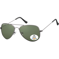 Lunettes de soleil Montana acier verre G15 vert polarisé