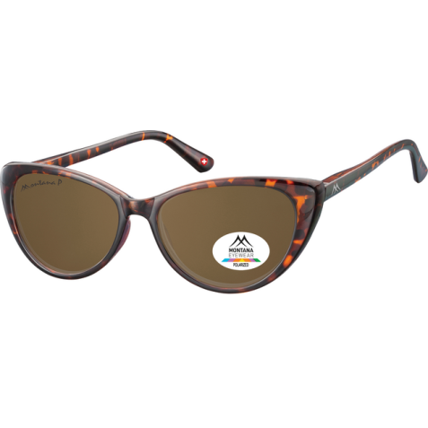 Lunettes de soleil Montana Turtle verre brun polarisé