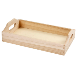 Dienblad Creativ Company hout 30x17x5cm