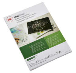 Pochette de plastification GBC A3 2x 75 micron mat 100 pièces
