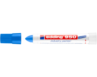 En_marcador edding permanente 950 pasta opaca azul punta redonda 10 mm para superficies oxidadas/rugosas