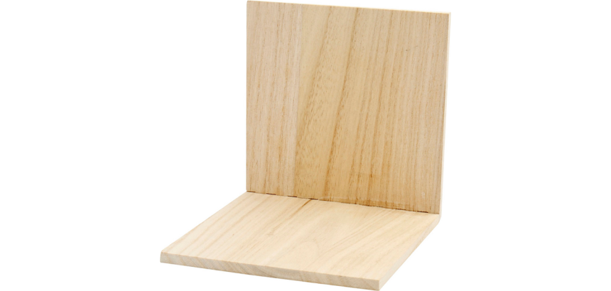 Boekensteun Creativ Company hout 15x15x15cm