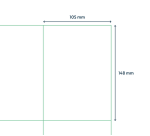 Etiket Qbasic A4 1.000 vel 105x148mm 4000 labels