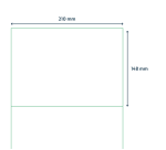 Etiket Qbasic A4 1.000 vel 210x148mm 2000 labels