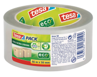 En_cinta adhesiva tesa eco ultrafuerte transparente 66 mt x 50 mm para embalaje
