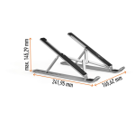 Tragbarer, langlebiger Laptopständer FOLD