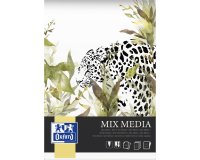 Bloc à dessin Oxford Mix Media A4 25 feuilles 225g