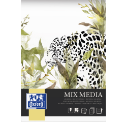 Bloc à dessin Oxford Mix Media A4 25 feuilles 225g