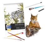 Bloc à dessin Oxford Mix Media A3 25 feuilles 225g