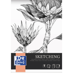 Bloc à dessin Oxford Sketching A4 50 feuilles 120g