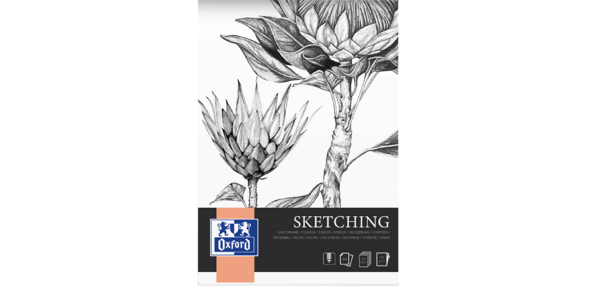 Oxford Sketching Drawing Pad A4 50 sheets 120g