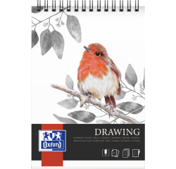 Bloc à dessin Oxford Drawing A4 spirale 50 feuilles 160g