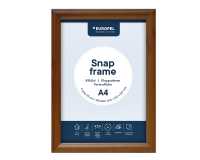 Cadre clipsable Europel A4 25mm aspect bois