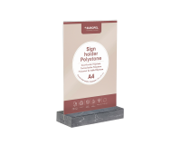 Kaarthouder Europel A4 Polystone antraciet