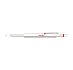 Balpen rOtring 600 parelmoer medium wit
