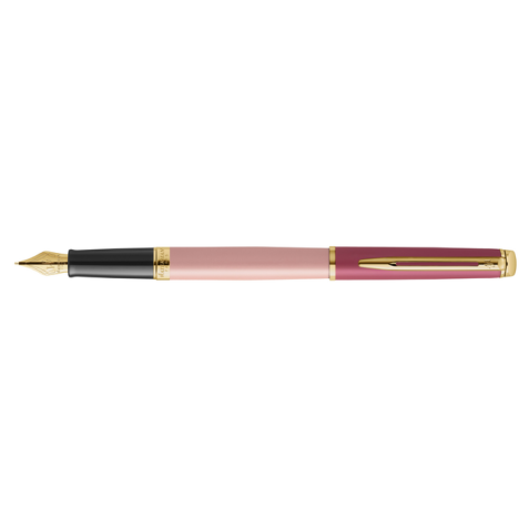 Stylo plume Waterman Hémisphère Colour Blocking rose GT Fin