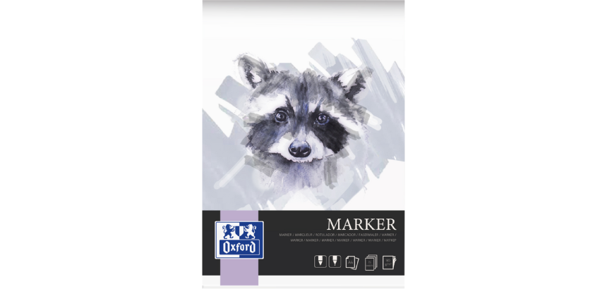 Bloc à dessin Oxford Marker A4 15 feuilles 180g