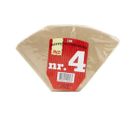 Koffiefilter Paco bruin nummer 4 100 stuks