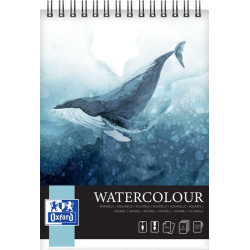 Tekenblok Oxford Watercolour A4 10 vel 300 gram spiraal