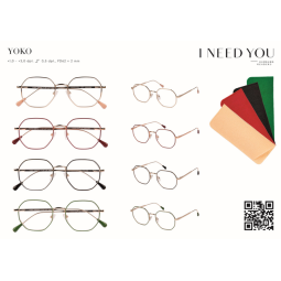 Lunettes de lecture I Need You Yoko assorti boîte de 20 lunettes et étuis