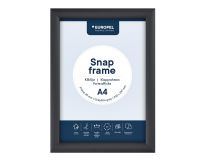 Cadre clipsable Europel A4 25mm gris graphite