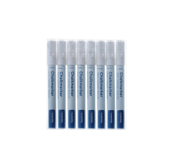 Marqueur craie Europel 3mm blanc étui 8 pièces