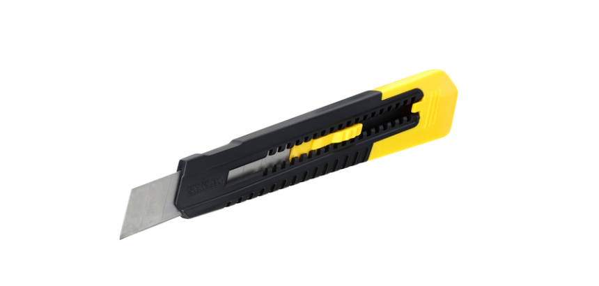 Cutter Stanley SM 18mm antichoc blister 1 pièce