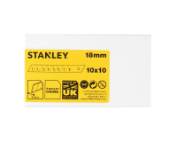 Lame sécable Stanley 18mm 10x 10 pièces