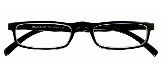 Lunettes de lecture I Need You +2.50 dpt Half-line noir