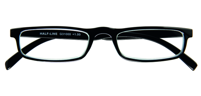 Lunettes de lecture I Need You +1.00 dpt Half-line noir