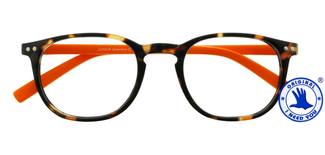 Leesbril I Need You +2.00 dpt Junior Selection bruin-oranje