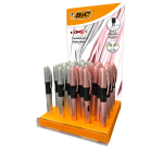 Stylo plume BIC X Chrome Medium assorti