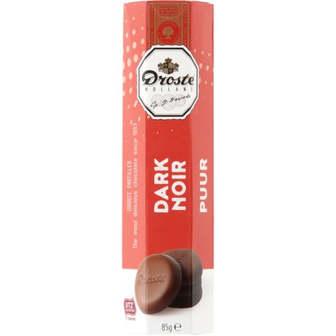 Chocolat Droste pastilles noir 85g