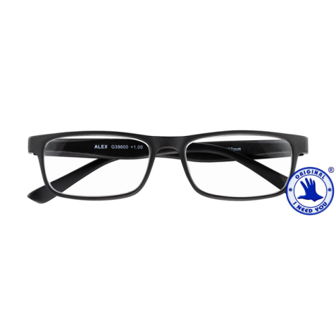 Lunettes de lecture I Need You +1.50 dpt Alex noir