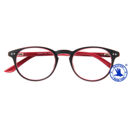 Lunettes de lecture I Need You +3.00 dpt Doctor New gris-rouge