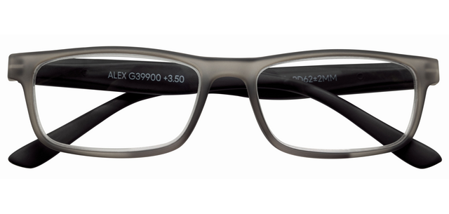 Lunettes de lecture I Need You +2.00 dpt Alex anthracite-noir