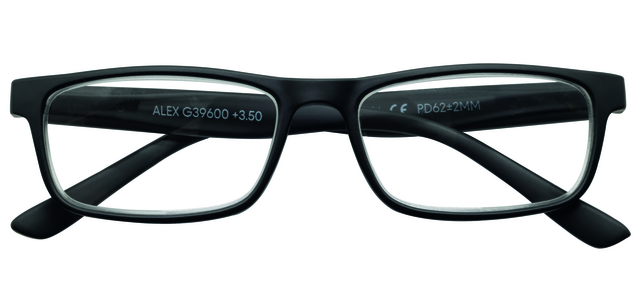 Lunettes de lecture I Need You +1.00 dpt Alex noir