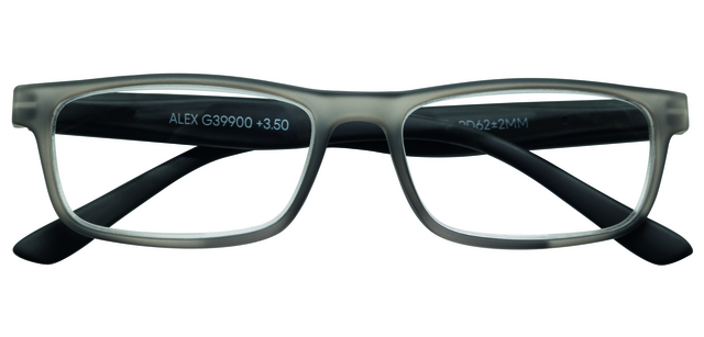 Lunettes de lecture I Need You +1.00 dpt Alex anthracite-noir