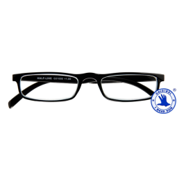 Lunettes de lecture I Need You +1.50 dpt Half-line noir