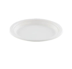 Assiette IEZY PF Ø 170mm canne à sucre blanc 50 pièces