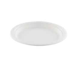 Assiette IEZY PF Ø 170mm canne à sucre blanc 50 pièces