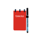 Notitieboek Correctbook A7 blanco 40blz horizon red